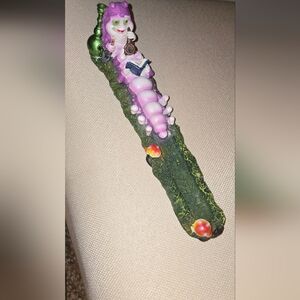 Pink Caterpillar Incense Holder
